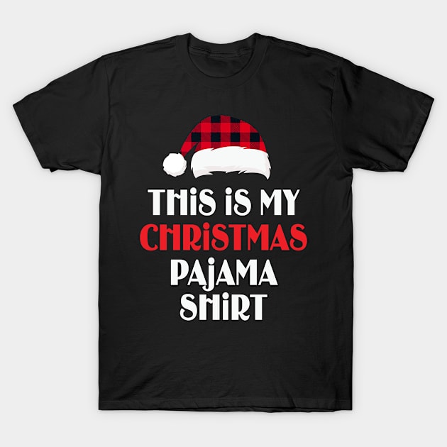 This Is My Christmas Pajama Shirt Funny Christmas T-Shirt by GoodArt